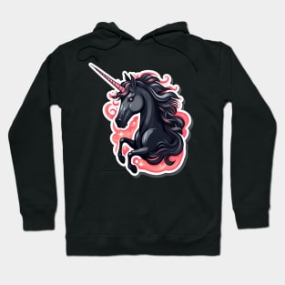 Beautiful black unicorn Hoodie